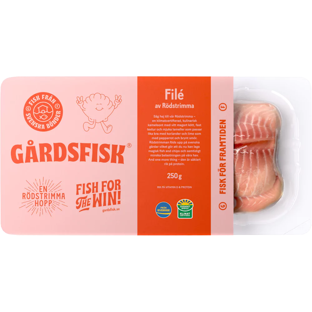 Rödstrimma filé 250g (FÄRSK)