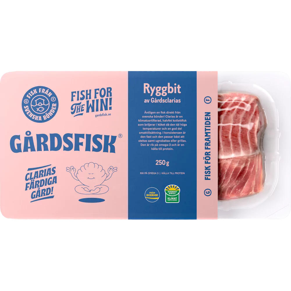 Gårdsclarias ryggbit 250g (FÄRSK)